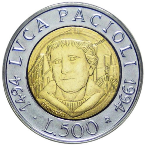 Grandes matemáticos y matemáticas en imágenes (1): Luca Pacioli